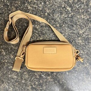 Dagne Dover Camel Crossbody Phone Bag